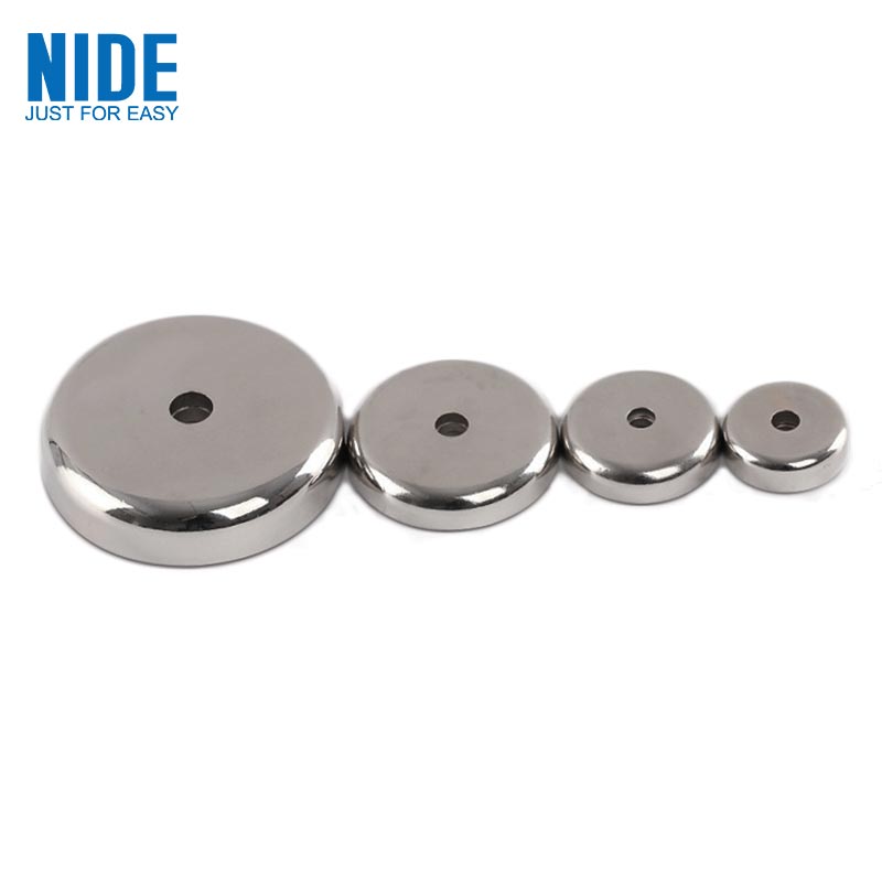 ګردي بیس کپ مقناطیس Sintered NdFeB مقناطیس